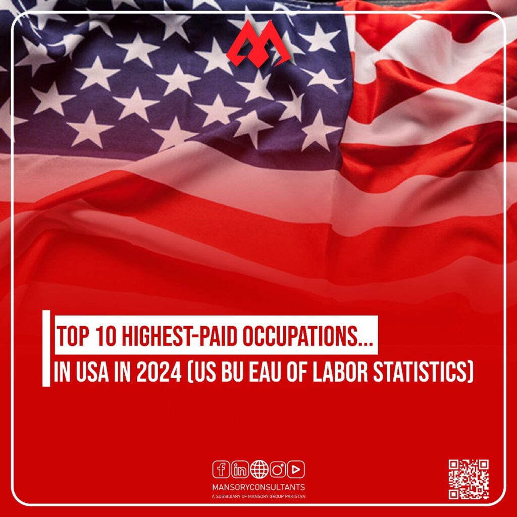 occupations in USA