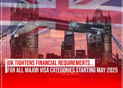 Uk has tightened Visa Financial Requirement