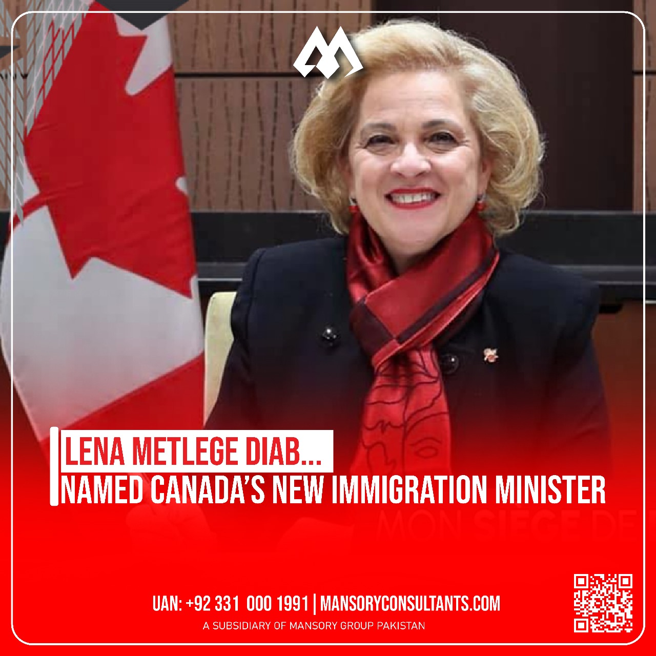 Canada’s New Immigration Minister: Lena Metlege Diab Vision for the Future