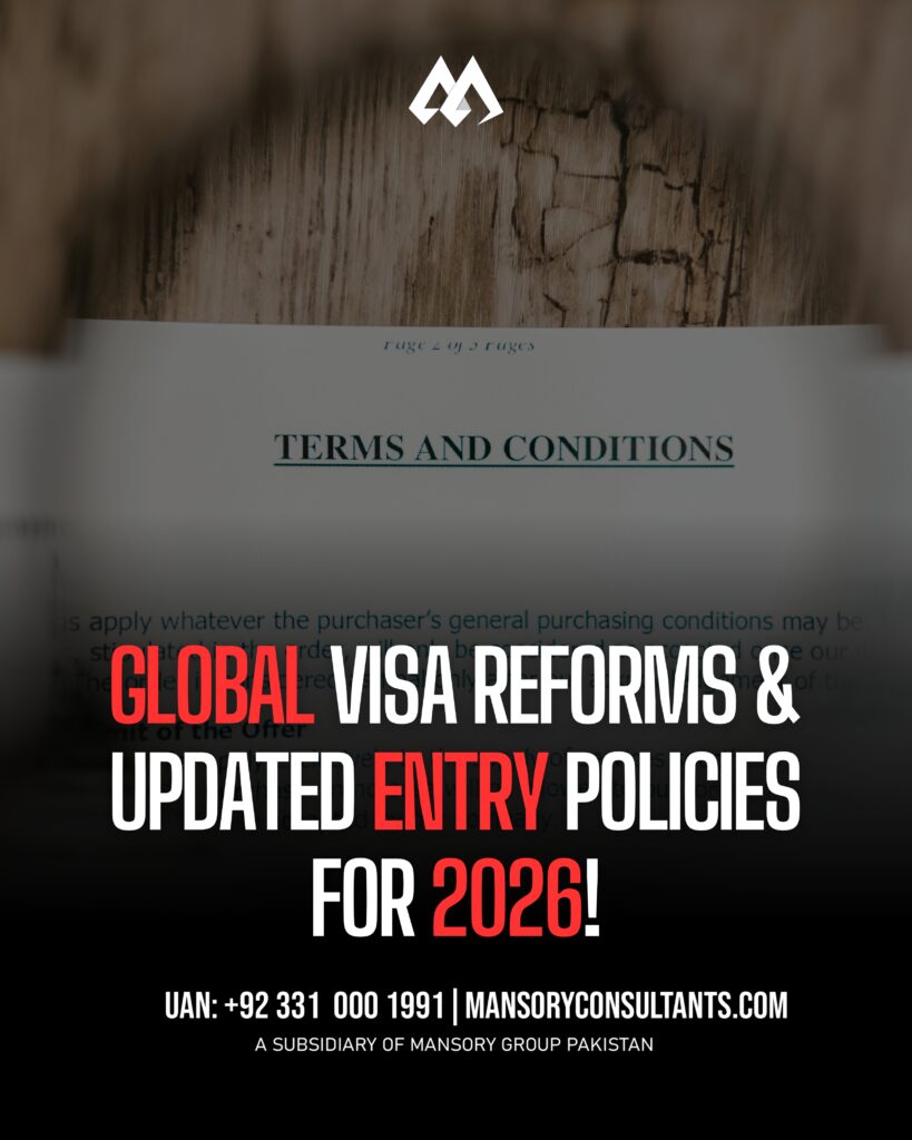 Global visa reforms entry policies 2026