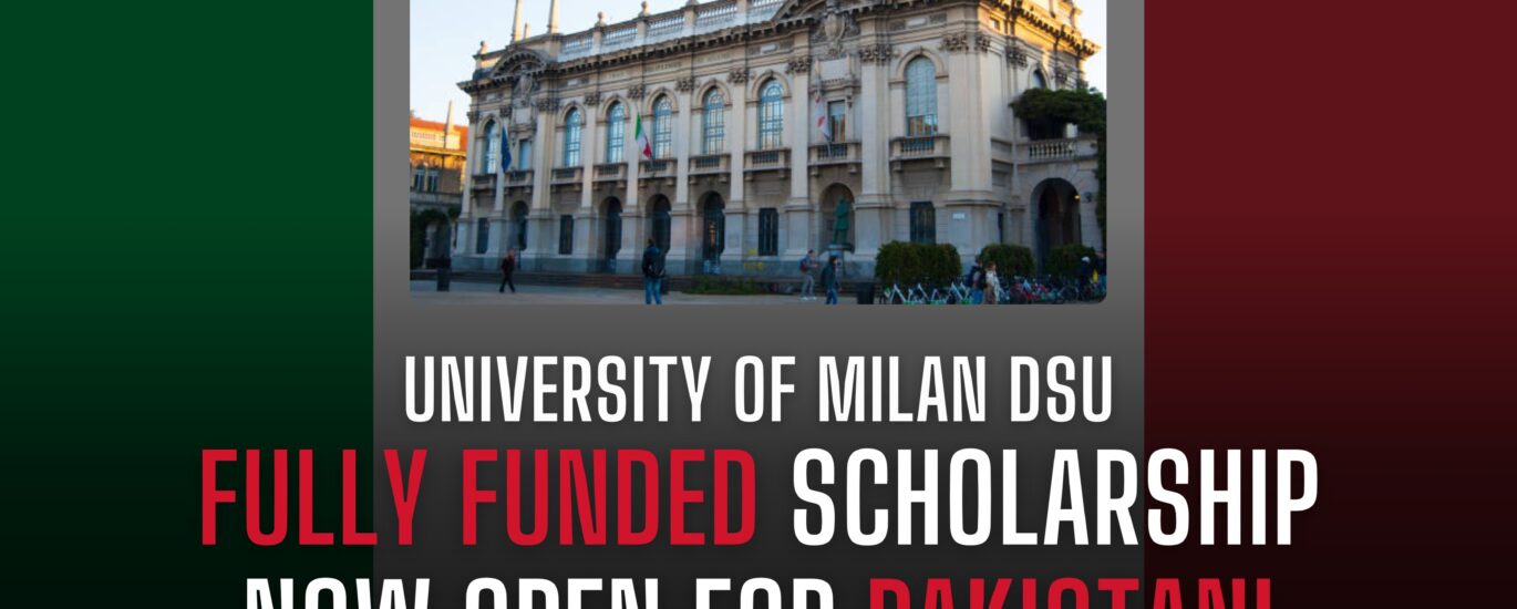 University of Milan DSU Scholarship Pakistani students