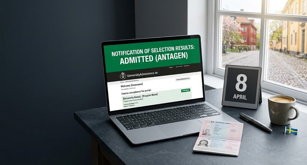 Bachelor's Admissions Results Sweden 8 April