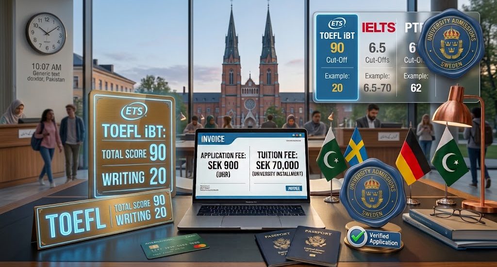 TOEFL iBT Score Requirements Sweden English 6