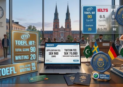TOEFL iBT Score Requirements Sweden English 6
