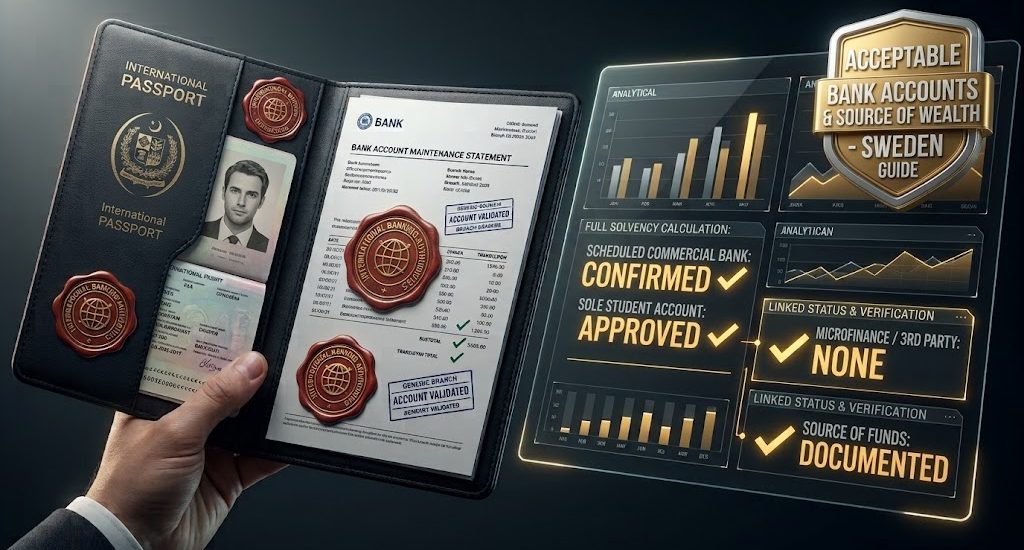 Acceptable Bank Accounts Source of Wealth Sweden Student Permit