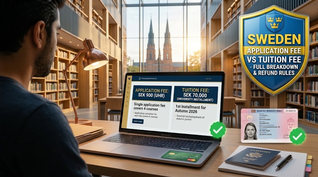 Application Fee vs Tuition Fee Sweden