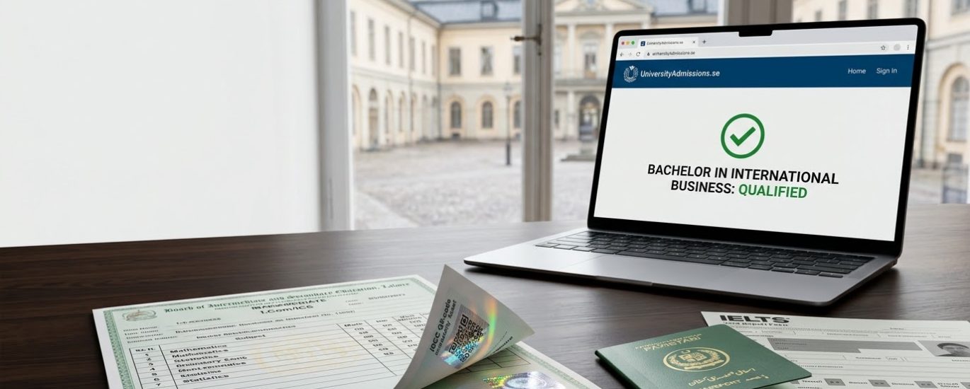 Applying for Business & Social Science Bachelor's in Sweden