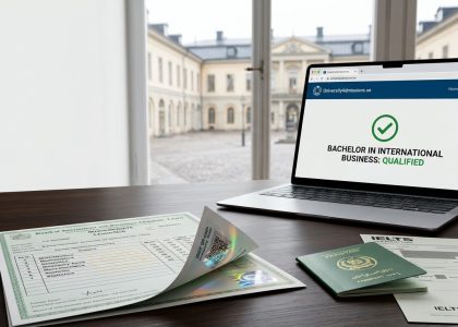 Applying for Business & Social Science Bachelor's in Sweden