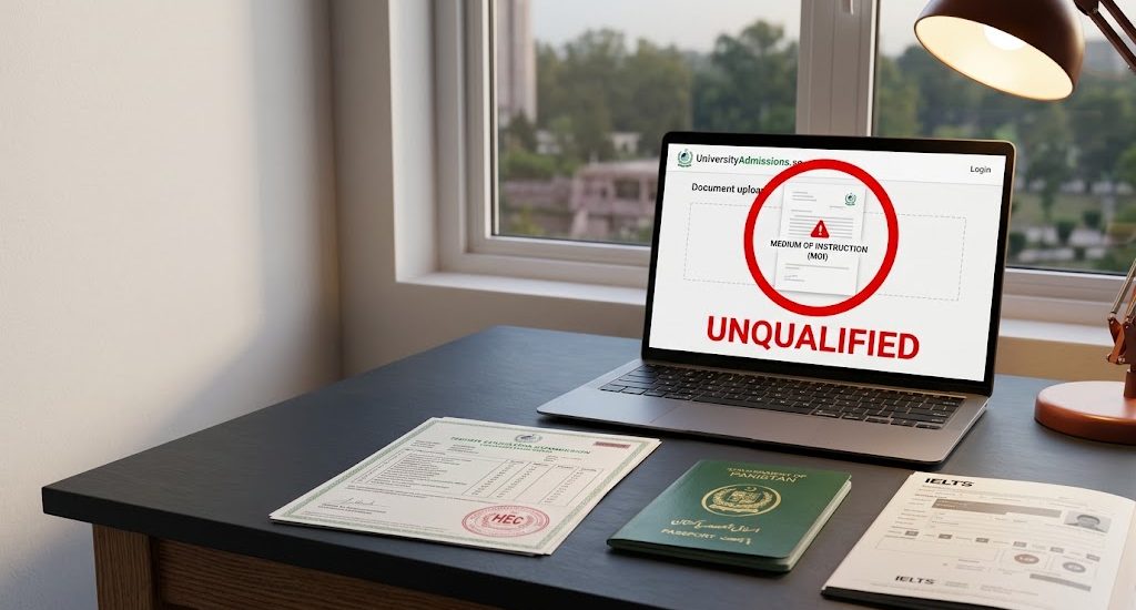 Can Pakistani Students Apply to Sweden with Medium of Instruction MOI