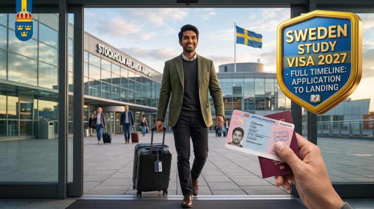 Sweden Study Visa 2027 Residence Permit Timeline