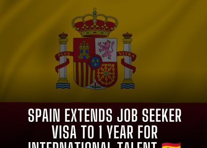SPAIN EXTENDS JOB SEEKER VISA TO 1 YEAR FOR INTERNATIONAL TALENT 🇪🇸💼