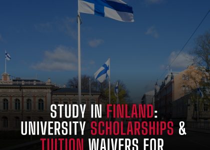 STUDY IN FINLAND UNIVERSITY SCHOLARSHIPS & TUITION WAIVERS FOR