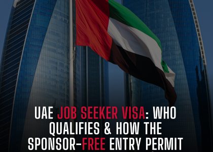 UAE JOB SEEKER VISA WHO QUALIFIES & HOW THE SPONSOR-FREE ENTRY PERMIT WORKS 🇦🇪💼✈️
