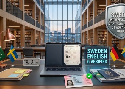 Cambridge C1 Advanced Requirements for Master's in Sweden: English 6 & 7 Guide 🇸🇪🎓📜✨For graduate applicants targeting English-taught Master's degree programs across Swedish universities—such as KTH Royal Institute of Technology, Lund University, Uppsala University, Chalmers, and Stockholm University—demonstrating standardized English language competence is a universal prerequisite. Managed centrally by the Swedish Council for Higher Education (Universitets- och högskolerådet – UHR) via UniversityAdmissions.se, the baseline language entry requirement for most postgraduate degrees is English 6 (formerly English Level 2). While international students frequently default to IELTS Academic or TOEFL iBT, the Cambridge English Qualifications—specifically C1 Advanced (formerly Certificate in Advanced English / CAE)—offer a globally respected, lifelong alternative. Unlike two-year testing certifications, Cambridge qualifications carry enduring academic value. However, UHR enforces precise minimum Cambridge English Scale benchmarks and an electronic verification protocol that must be satisfied before the 1 February document deadline. Statutory Cambridge English Scores for Swedish UniversitiesUnder central UHR admissions guidelines on UniversityAdmissions.se, candidate scores on the Cambridge English Scale correspond directly to Swedish secondary curriculum levels:Swedish LevelStandard Master's ApplicabilityQualifying Cambridge ExamMinimum Passing Score ThresholdEnglish 6 / Level 2Standard Master's & Bachelor's programsC1 Advanced (CAE)Minimum overall score of 180 (Grade A, B, or C awarded since 2015)English 7 / Level 3Specific Law, English Literature, Linguistics tracksC2 Proficiency (CPE)Minimum overall score of 200 (Grade A, B, or C awarded since 2015)English 5 / Level 1Preparatory or introductory coursesB2 First (FCE)Minimum overall score of 160⚠️ The B2 First / FCE Exclusion Rule: The Cambridge B2 First (FCE) certificate does NOT meet the English 6 requirement for Master's programs, even if an applicant scores an exceptional Grade A (180–190 on the scale). Swedish admissions guidelines explicitly state that a First Certificate in English is ineligible for English 6; you must hold the formal C1 Advanced or C2 Proficiency credential. The Score Scale: How C1 Advanced Grades Map to SwedenThe Cambridge English Scale evaluates performance across Reading, Use of English, Writing, Listening, and Speaking: Grade A (200 – 210): Demonstrates ability at CEFR Level C2. Satisfies both English 6 and English 7 benchmarks in Sweden. Grade B (193 – 199): Demonstrates ability at CEFR Level C1. Satisfies Sweden's English 6 benchmark. Grade C (180 – 192): Demonstrates ability at CEFR Level C1. Satisfies Sweden's English 6 benchmark. Level B2 (160 – 179): If your overall CAE score falls into this band, you will only be awarded a B2 certificate. This fails the Swedish English 6 entry requirement. Two-Step Verification Protocol for UniversityAdmissions.seSwedish admissions evaluators do not rely solely on uploaded PDF scans; they must verify the certificate's cryptographic hash directly against the Cambridge Assessment English secure database. STEP 1: UPLOAD DIGITAL CERTIFICATE ┌────────────────────────────────────────────────────────┐ │ • Download full color scan of your Certificate or │ │ official Statement of Results PDF │ │ • Upload file to "Documents" on UniversityAdmissions.se│ └────────────────────────────────────────────────────────┘ │ ▼ STEP 2: CAMBRIDGE PORTAL AUTHORIZATION ┌────────────────────────────────────────────────────────┐ │ • Log in to Cambridge Candidate Results Online portal │ │ • Enter your Candidate ID and Secret Number │ │ • Share results with: "Swedish Council for Higher │ │ Education (University Admissions in Sweden)" │ └────────────────────────────────────────────────────────┘ 1. Upload Your Certificate / Statement of ResultsUpload a clear, high-resolution color PDF scan (300 DPI) of your official Cambridge Certificate or your Statement of Results to your UniversityAdmissions account. Ensure the candidate reference number, session date, and verification code are sharp and legible.2. Authorize Electronic Access via Candidate Results OnlineAdmissions officers at UHR must match your upload with live records:Go to the Cambridge Candidate Results Online portal (candidates.cambridgeenglish.org).Log in using the Candidate ID and Secret Number provided on your Confirmation of Entry sheet.Access the "Send My Result" or "Share Result" utility.Search for: Swedish Council for Higher Education (University Admissions in Sweden). Authorize access so the central Swedish admissions evaluators can retrieve and authenticate your score file.Cambridge C1 vs. IELTS vs. TOEFL: Core Comparison for SwedenAssessment PlatformEnglish 6 Minimum ScoreSub-Score RestraintsResult LifespanVerification HubCambridge C1 Advanced180 Overall ScaleEvaluated on total scaleLifelong credentialCambridge Candidate PortalIELTS AcademicOverall 6.5No band below 5.52 YearsIELTS Online VerificationTOEFL iBTTotal 90Minimum 20 in Writing2 YearsETS Code 3477PTE AcademicOverall 62Minimum 61 in Writing2 YearsPearson myPTE PortalCritical Dates for Cambridge SubmissionsPortal Submission: Ensure your course selections are submitted by 15 January (Midnight CET).Verification Cutoff: The PDF upload on UniversityAdmissions.se and the digital institution sharing on the Cambridge Candidate portal must be completed on or before 1 February (Midnight CET).Evaluation Confirmation: Once verified by UHR, your portal will update to reflect that the general requirement for English is "Fulfilled" (Behörig).Strategic Corporate Advisory & Swedish Higher Education PlacementNavigating centralized Swedish credential standards, managing Cambridge Assessment digital transfers, and compiling compliant academic portfolios for university selection and Migrationsverket residence permits requires methodical execution. Graduate scholars, researchers, and international candidates seeking specialized admissions advisory can consult Mansory Consultancy.📌 Important Notice: Compiled from statutory directives issued by the Swedish Council for Higher Education (Universitets- och högskolerådet – UHR) and UniversityAdmissions.se. Candidates presenting legacy Cambridge certifications awarded prior to 2015 must contact admissions support to confirm historical scale conversion equivalencies.