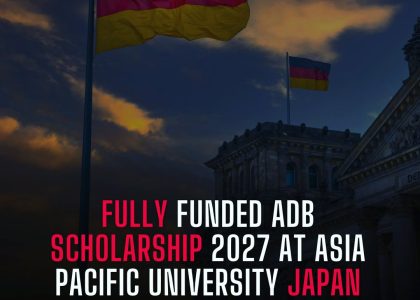 FULLY FUNDED ADB SCHOLARSHIP 2027 AT ASIA PACIFIC UNIVERSITY JAPAN