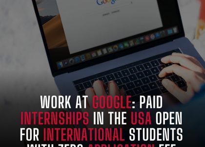 WORK AT GOOGLE: PAID INTERNSHIPS IN THE USA OPEN FOR INTERNATIONAL STUDENTS WITH ZERO APPLICATION FEE 🇺🇸💻🌐