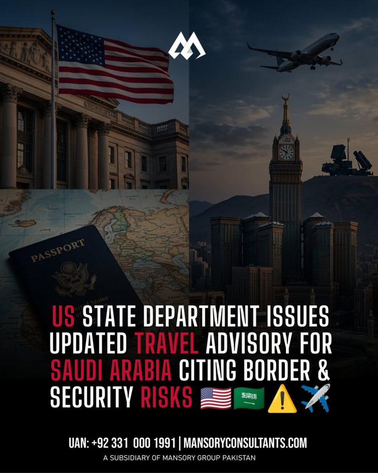US Issues Updated Saudi Arabia Travel Advisory: Security & Border Alerts