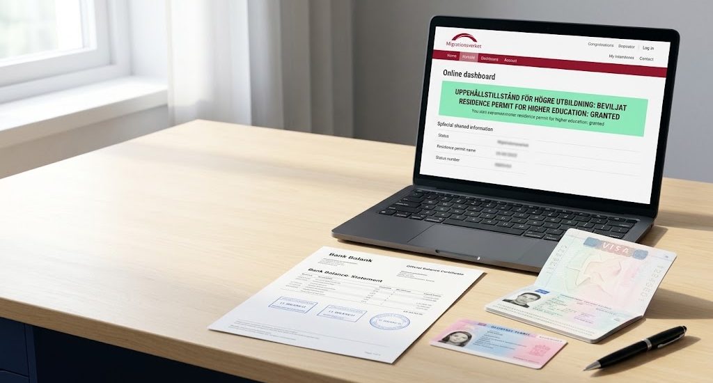 Sweden Student Residence Permit Bank Statement Requirements