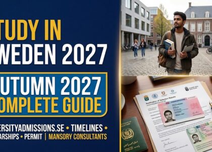 Study in Sweden Autumn 2027: Complete Guide for International Students