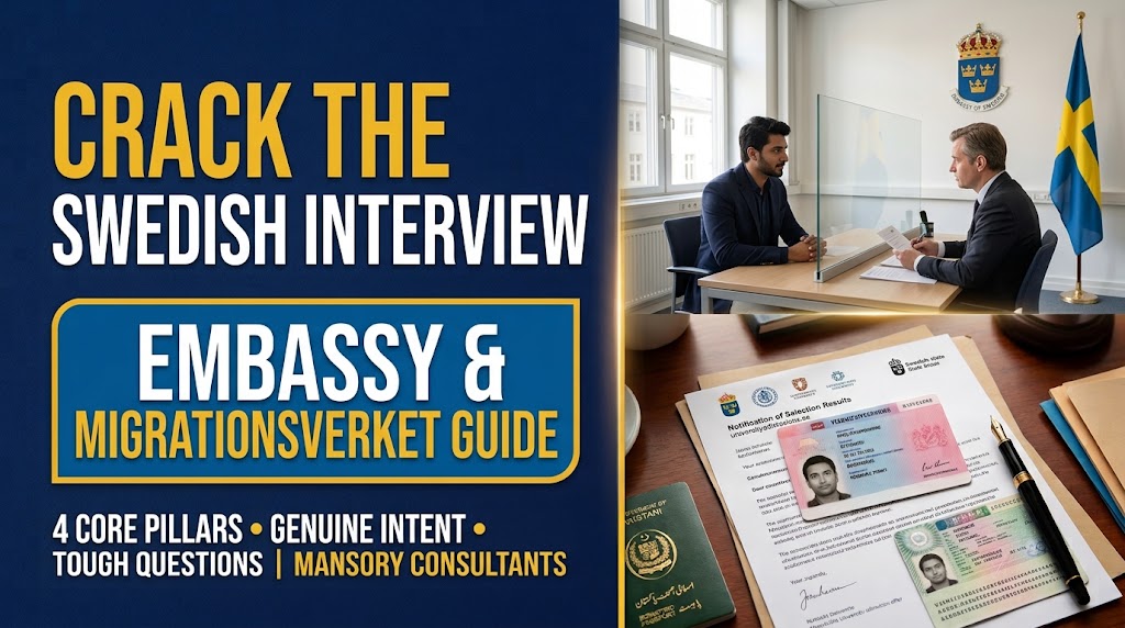 After securing university admission on universityadmissions.se, paying your first semester tuition fee, and submitting your online residence permit file to the Swedish Migration Agency (Migrationsverket), the decisive milestone arrives: the Swedish Embassy interview and biometric appointment.