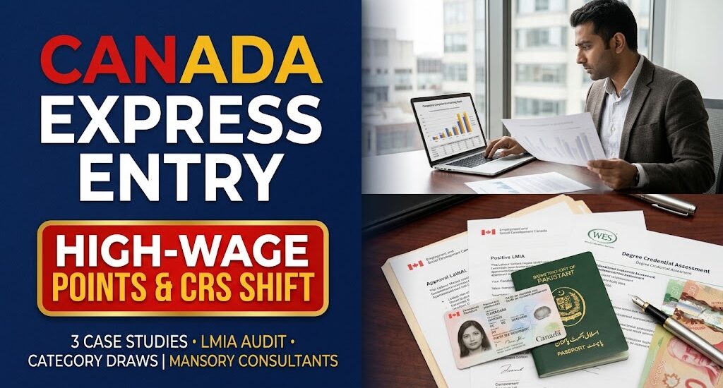 Canada Express Entry How New High-Wage Points Impact CRS Scores 3 Case Studies Explained