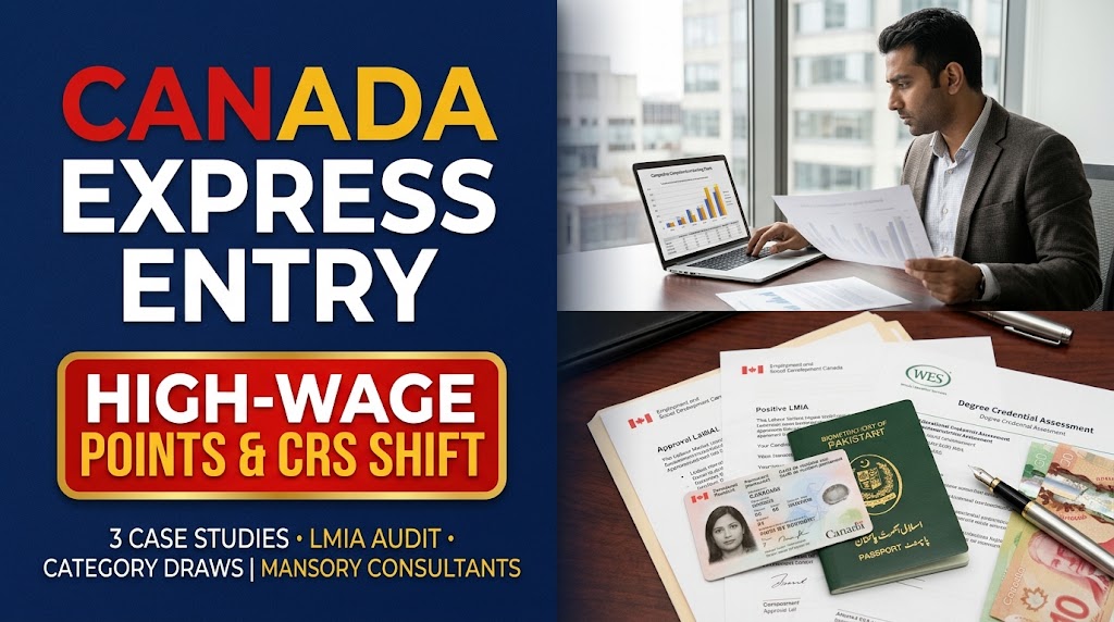 Canada Express Entry How New High-Wage Points Impact CRS Scores 3 Case Studies Explained