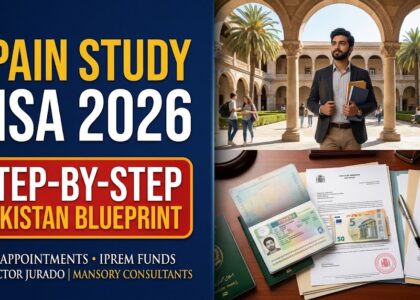 How to Apply for a Spain Study Visa in 2026 from Pakistan: BLS Appointments, IPREM Funds & Document Attestation