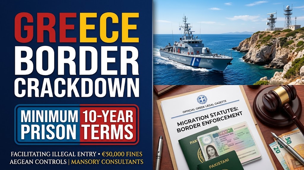 Greece Cracks Down on Illegal Migration: NGO Workers Face Minimum 10-Year Prison Terms for Facilitating Irregular Entry