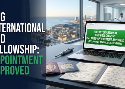 CRG Research Fellowships 2026 Spain Fully Funded