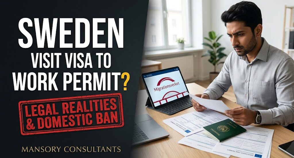 Converting Sweden Visit Visa to Work Permit: Mansory Consultants Guide