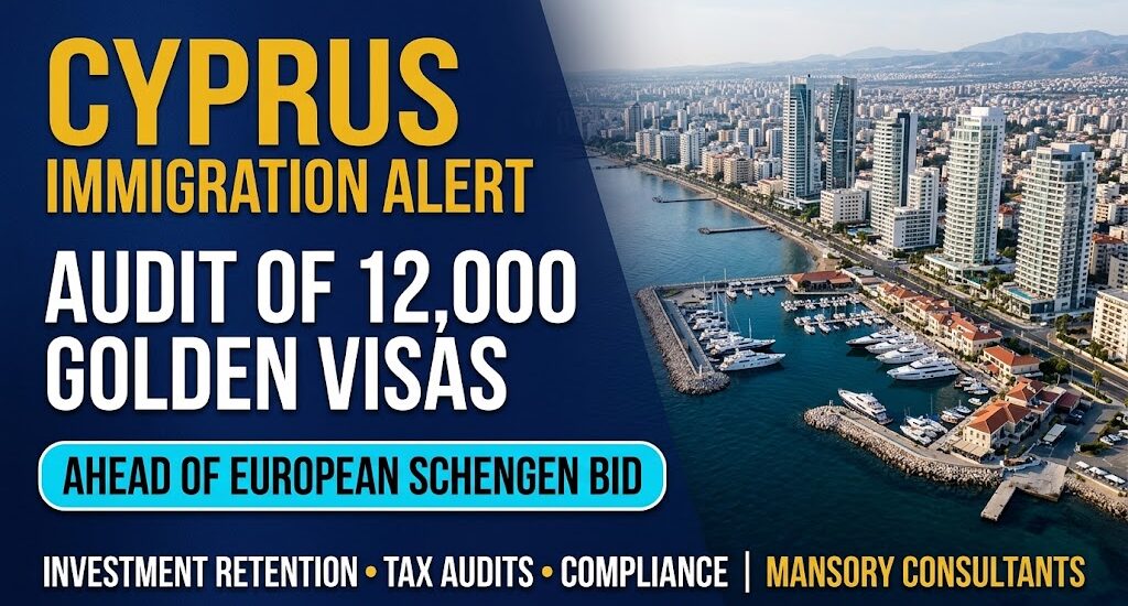 Cyprus to Audit 12,000 Golden Visas Ahead of European Schengen Bid