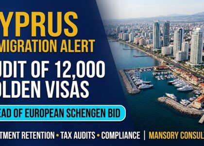 Cyprus to Audit 12,000 Golden Visas Ahead of European Schengen Bid
