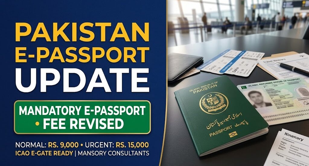 E-Passport Replaces Old Pakistani Passports Fee Doubles from Rs. 4,500 to Rs. 9,000