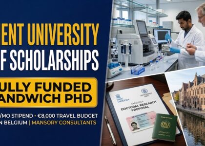 Ghent University BOF Doctoral Scholarships 2027: Fully Funded Sandwich PhD in Belgium