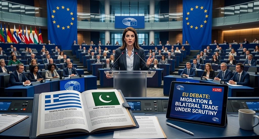 Greek MEP Afroditi Latinopoulou European Parliament Pakistan