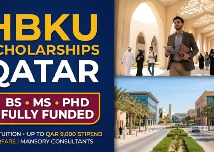 Hamad Bin Khalifa University (HBKU) Fully Funded Scholarships in Qatar: BS, MS & PhD Guide