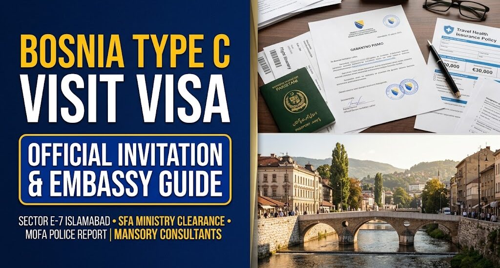 How to Apply for a Bosnia Type C Visit Visa Official Invitation Letter & Embassy Steps