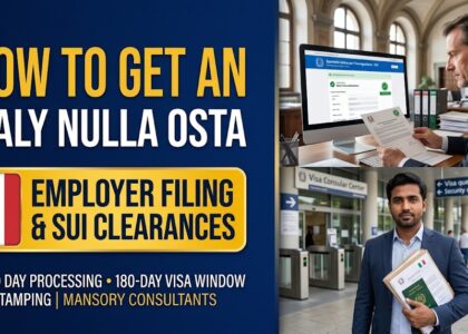 How to Get an Italy Nulla Osta: Employer Filing, SUI Clearances & Visa Stamping