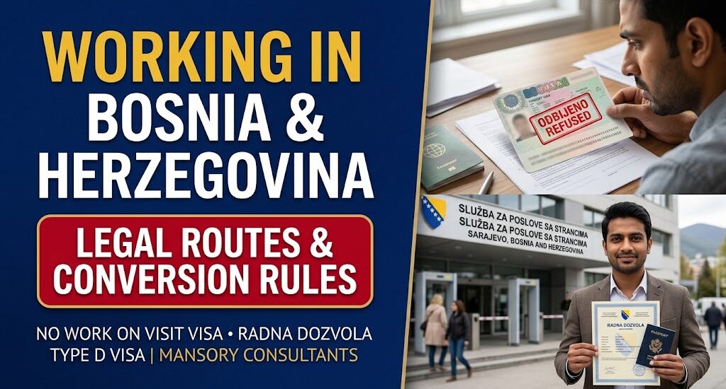 Looking for Jobs in Bosnia & Herzegovina Legal Routes & Work Visa Conversion
