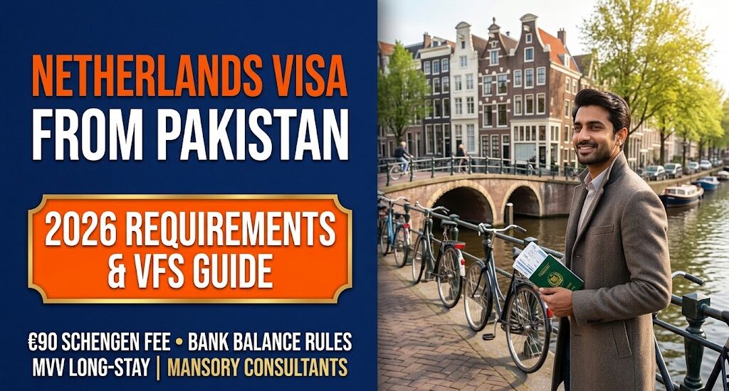 Netherlands Visa from Pakistan