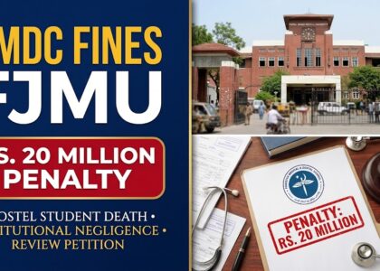 PMDC Fines Fatima Jinnah Medical University Rs. 20 Million Over Student Death