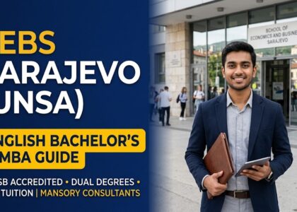 School of Economics & Business Sarajevo (SEBS): English Bachelor's & MBA