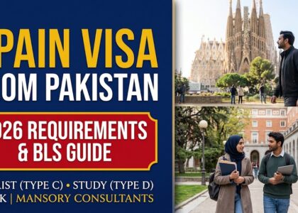 Spain Visa from Pakistan 2026: Tourist, Study & Work Permit Complete Guide