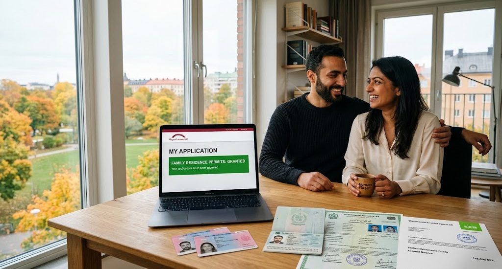 Sweden Spouse Visa Maintenance Funds SEK 4440