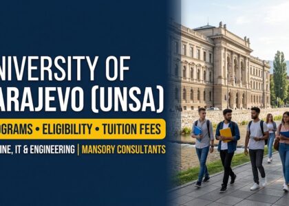 University of Sarajevo (UNSA) Admissions: Programs, Eligibility & Fees