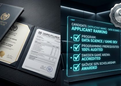 University of Skovde Game Development Data Science Admissions