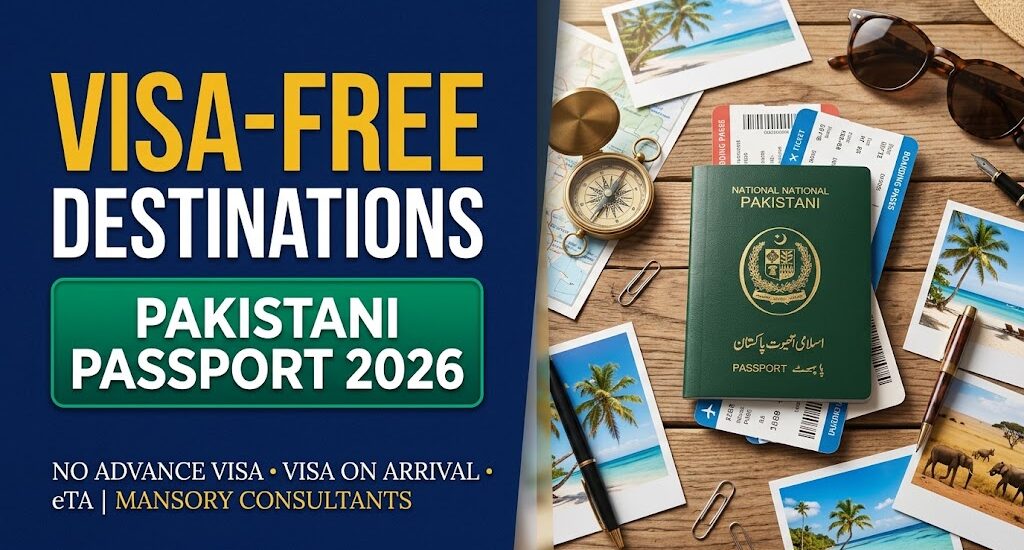 Visa Free Countries for Pakistan 2026