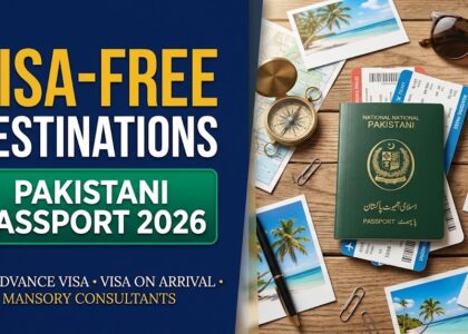 Visa Free Countries for Pakistan 2026