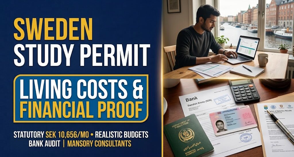 Comprehensive Breakdown of Living Costs & Financial Proof for Sweden Study Permits