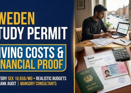 Comprehensive Breakdown of Living Costs & Financial Proof for Sweden Study Permits